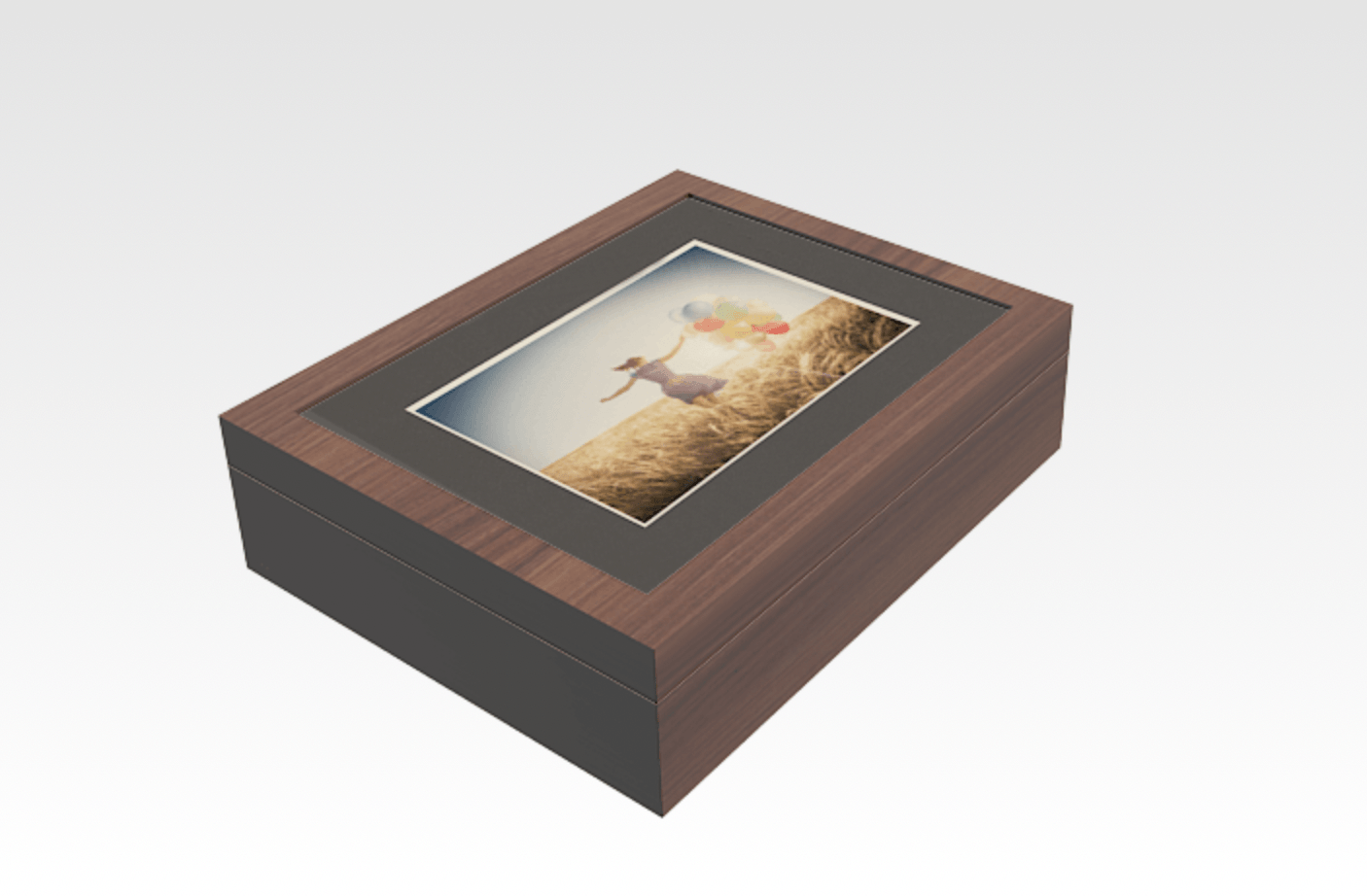 wood window folio box